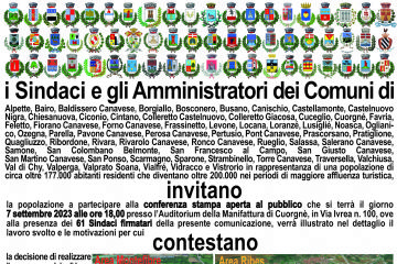 Il Manifesto dei sindaci Canavesani