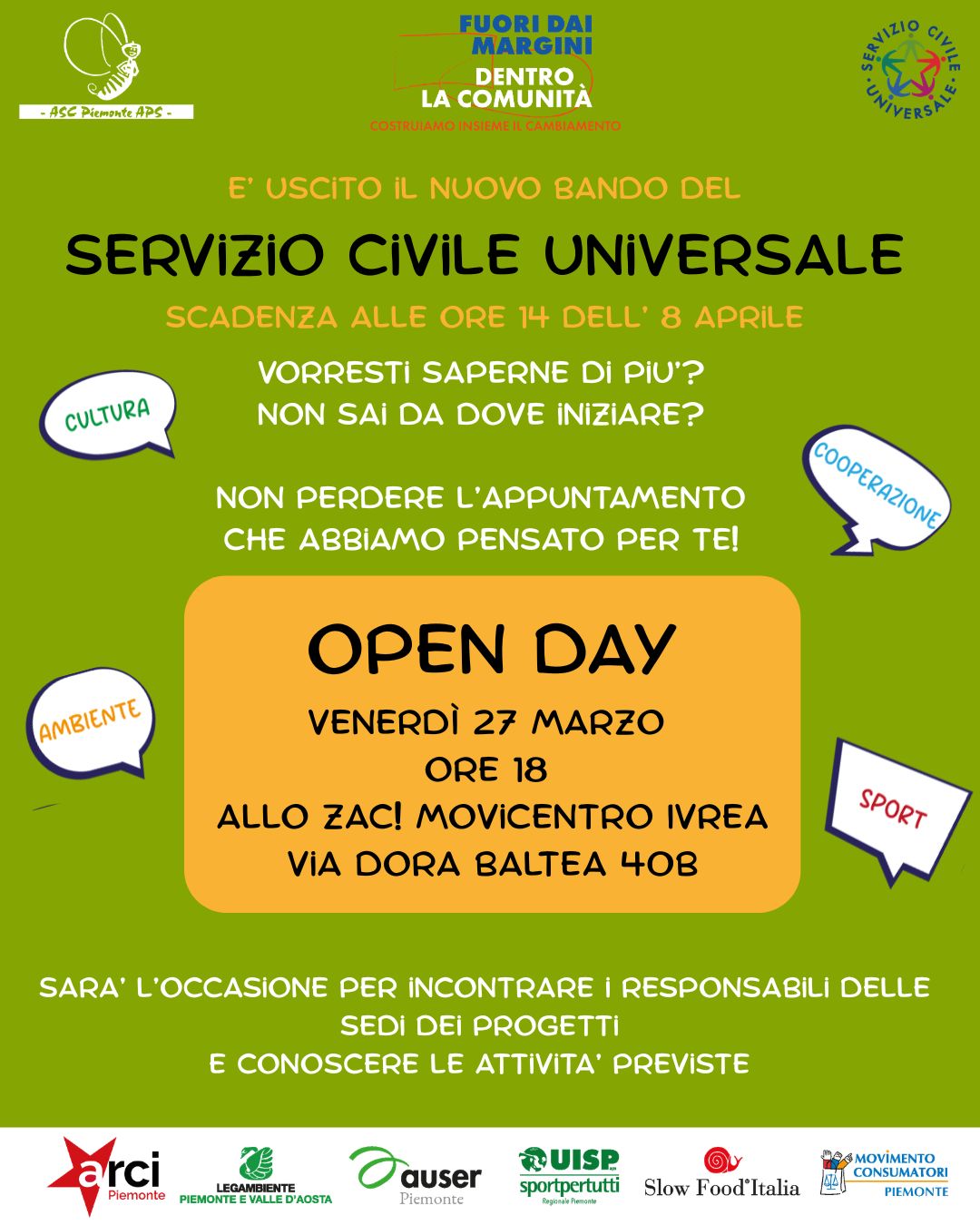 Locandina Open Day